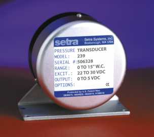 Setra Systems, Inc. - 239/C239 (High Accuracy/Low Range Pressure